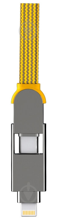 Кабель Rolling Square 6 в 1 inCharge XL 3 м жовтий (XLL03R) - фото 6 Кабель Rolling Square 6 в 1 inCharge XL 3 м жовтий (XLL03R) - фото 6
