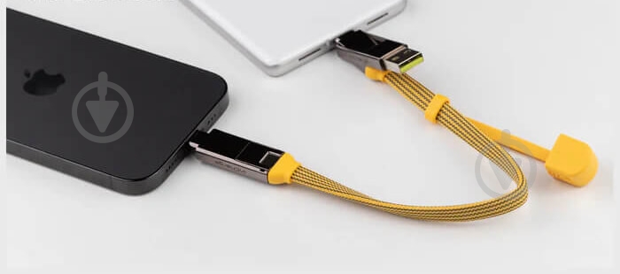 Кабель Rolling Square 6 в 1 inCharge XL 30 см 0,3 м желтый (XLS03R) - фото 5 Кабель Rolling Square 6 в 1 inCharge XL 30 см 0,3 м желтый (XLS03R) - фото 5