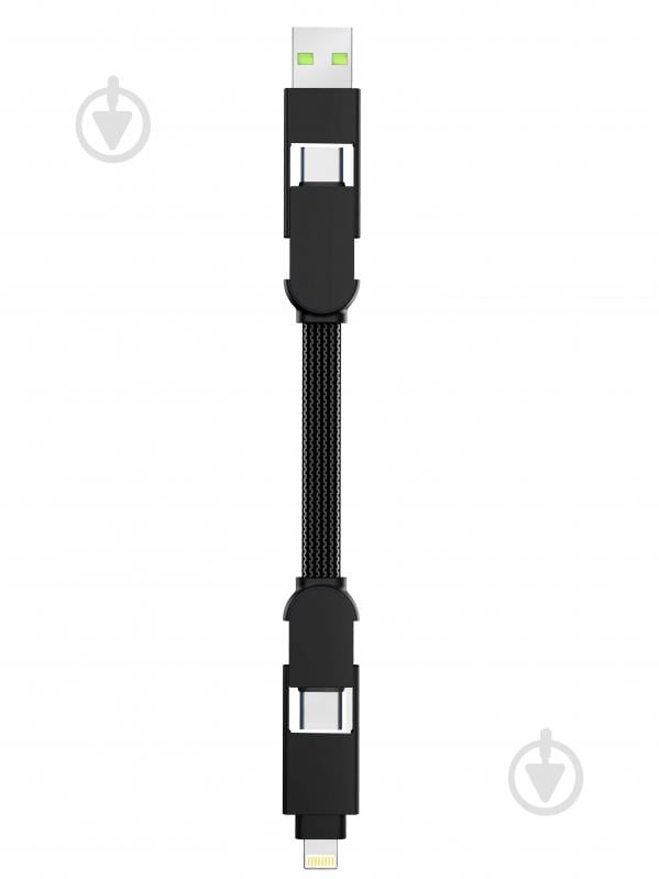 Кабель Rolling Square 6 в 1 inCharge X 100W черный (X01WR) - фото 4