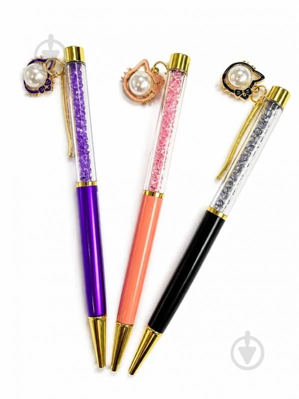 Ручка шариковая Brushme Жемчужина-кошка KN9031 - фото 2
