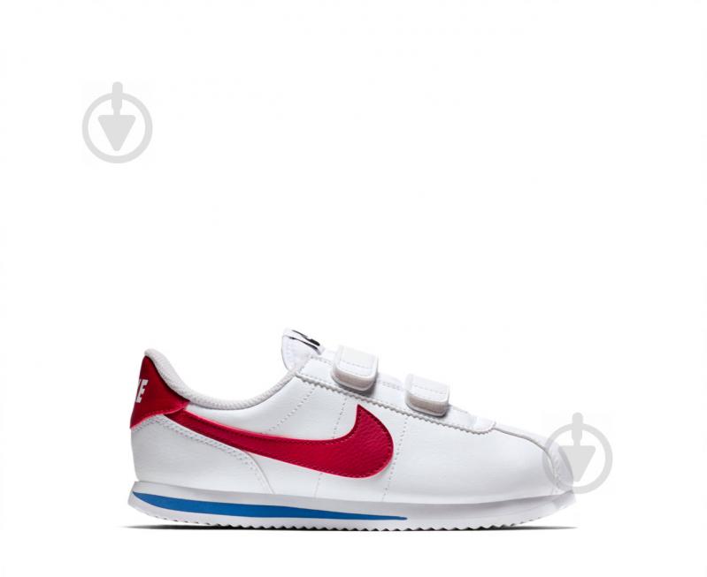 Кроссовки для мальчиков Nike CORTEZ BASIC SL BPV 904767-103 р.32 белые - фото 1