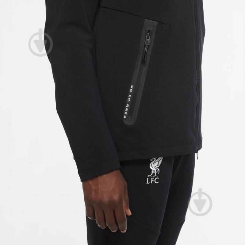 Джемпер Nike LFC M NSW TCH PCK HOOD FZ CL CZ3366-010 р. M чорний - фото 3
