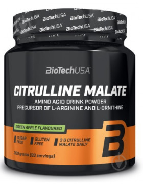 Комплекс передтренувальний BioTechUSA Citrulline Malate Powder 300 г - фото 1