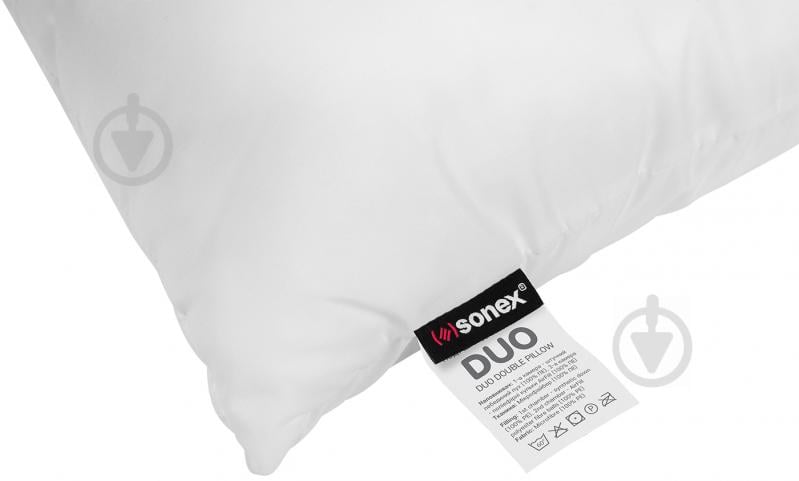 Подушка ортопедическая двухкамерная Duo Sonex 50x70 см белый - фото 9