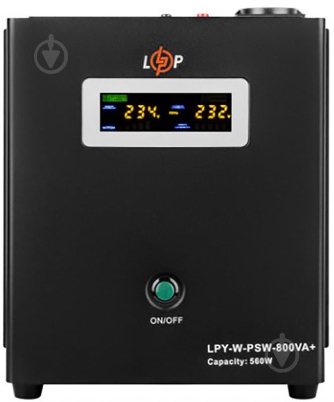 Система сохранения энергии LogicPower LPY-W-PSW-800VA+(560Вт)5A/15A с правильной синусоидой 12В - фото 1