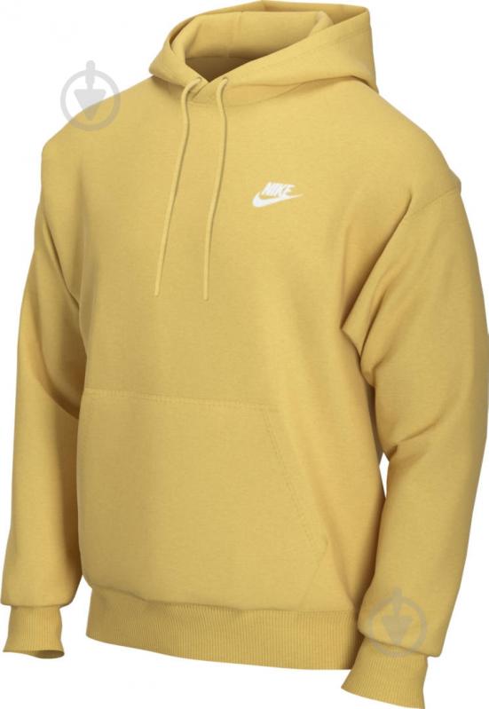 Джемпер Nike M NSW CLUB HOODIE PO BB BV2654-761 р. M желтый - фото 3
