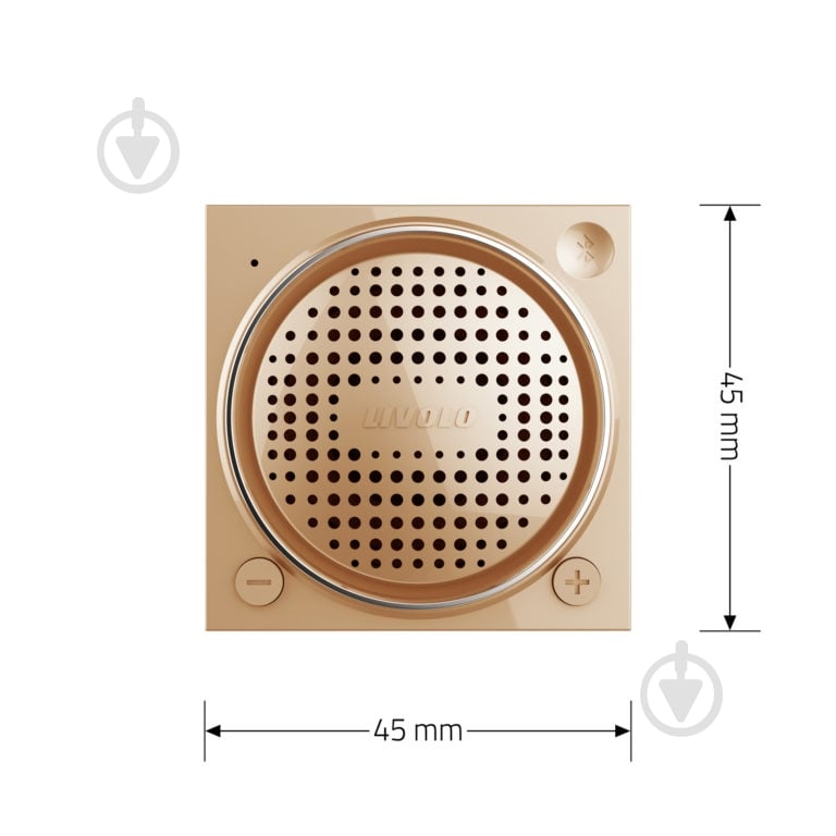 Механізм акустична без заземлення Livolo C7 IP20 золотистий VL-FCF-2AP - фото 5