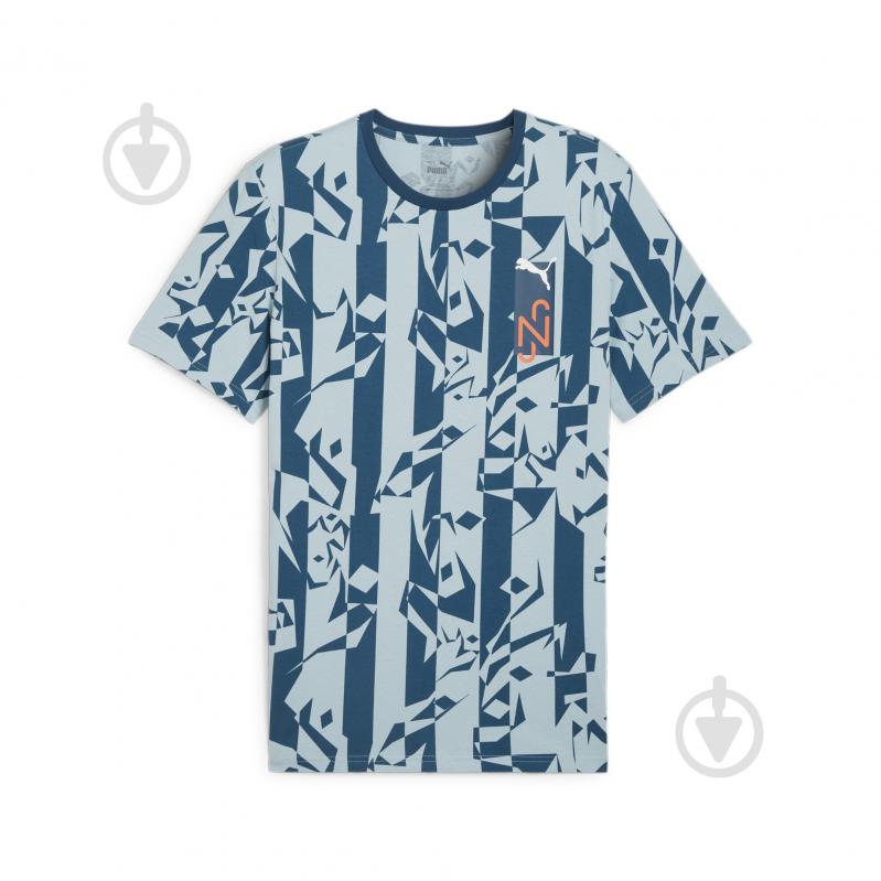 Футболка Puma NEYMAR JR CREATIVITY LOGO TEE 65895413 р.M зеленый - фото 1