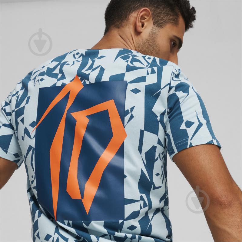 Футболка Puma NEYMAR JR CREATIVITY LOGO TEE 65895413 р.M зеленый - фото 4