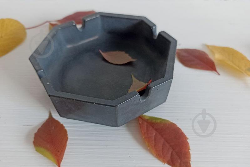 Пепельница Ashtray темно-серый бетон - фото 3