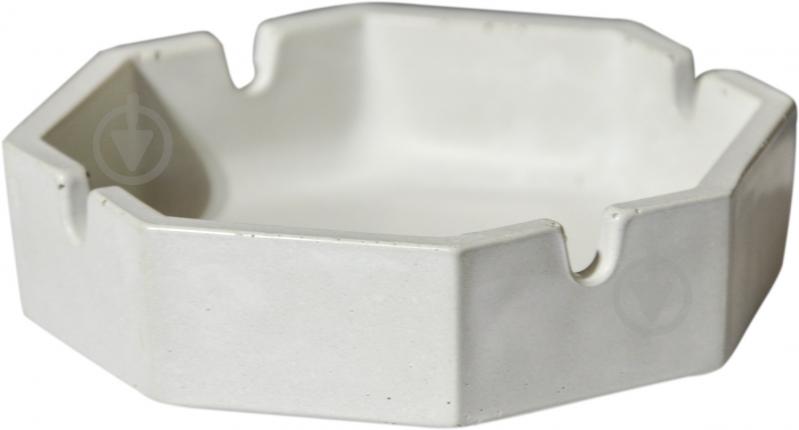 Пепельница Ashtray белый бетон - фото 1