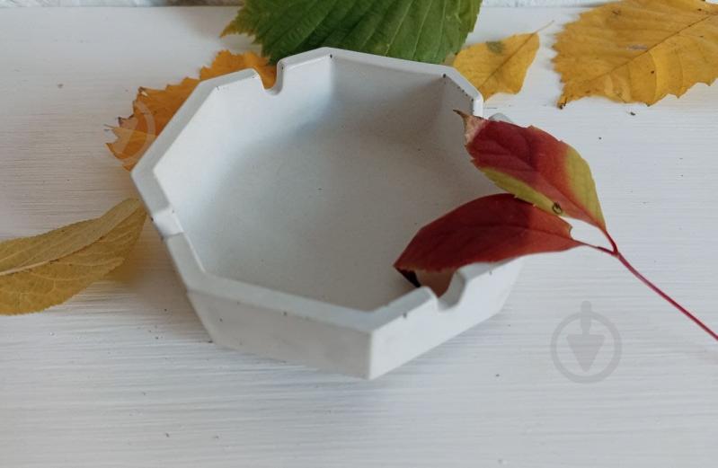 Пепельница Ashtray белый бетон - фото 2