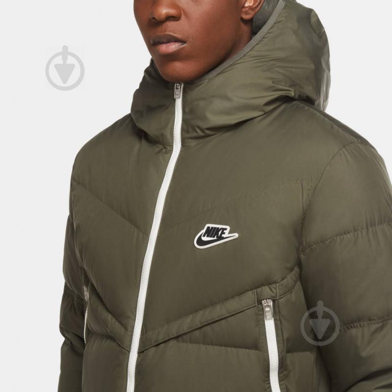 Куртка-парка чоловіча зимова Nike M NSW DWN FIL WR PARKA SHLD CU4408-380 р.M зелена - фото 6