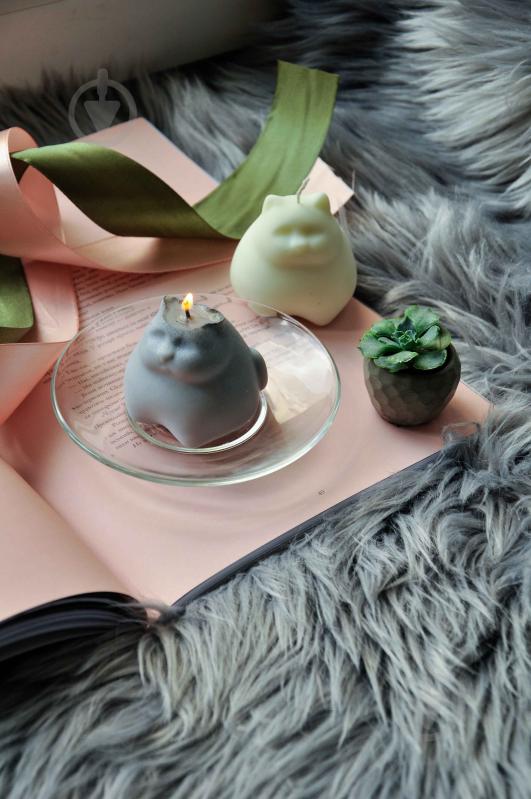 Свеча ароматическая Kitty соевый воск 100% - фото 3 Свеча ароматическая Kitty соевый воск 100% - фото 3