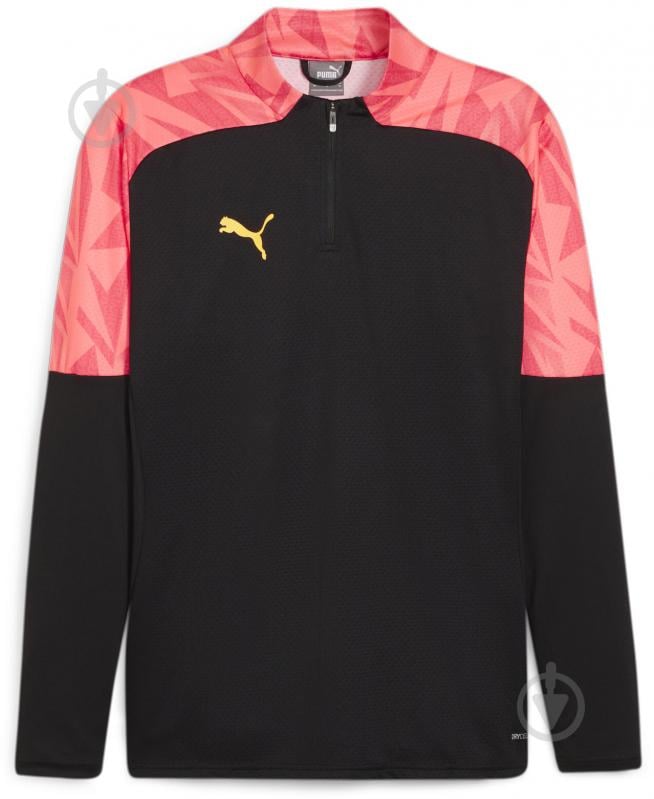 Джемпер Puma INDIVIDUALFINAL FF. 1/4 ZIP-TOP 65926257 р.XL черный - фото 1