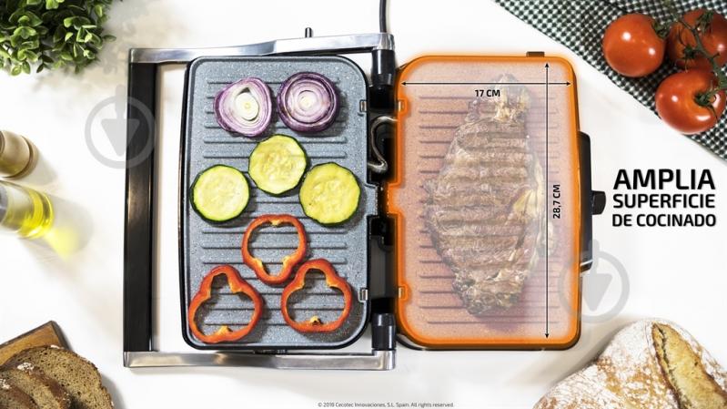 Контактный гриль CECOTEC Rock'nGrill 1500 Take & Clean CCTC-03060 - фото 3