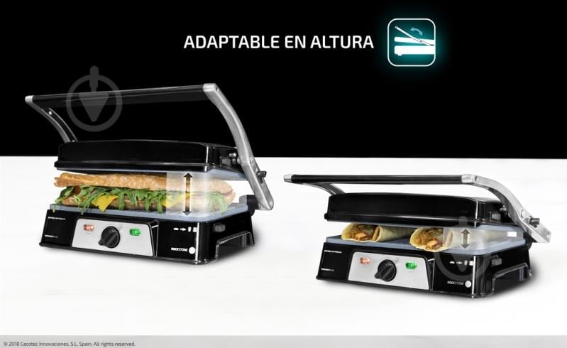 Контактный гриль CECOTEC Rock'nGrill 1500 Take & Clean CCTC-03060 - фото 4