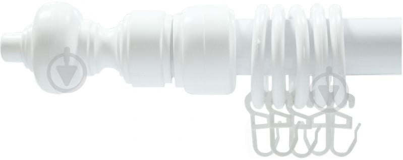 УЦЕНКА! Карниз ОМиС одинарный укомплектованный d28 мм 160 см белый (УЦ №2868) - фото 1 УЦЕНКА! Карниз ОМиС одинарный укомплектованный d28 мм 160 см белый (УЦ №2868) - фото 1