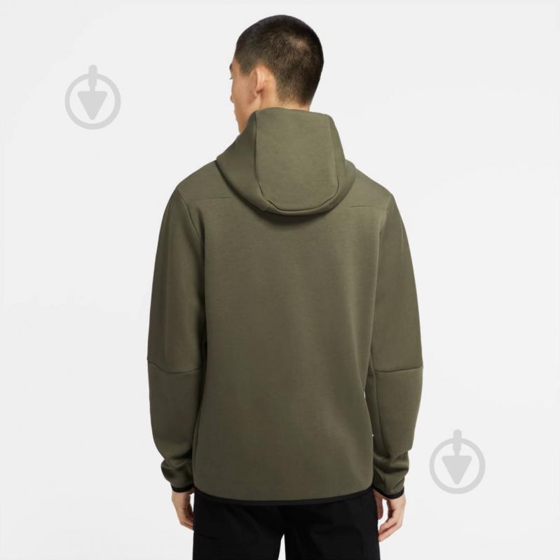 Джемпер Nike M NSW TCH FLC HOODIE FZ WR CU4489-380 р. S зеленый - фото 5
