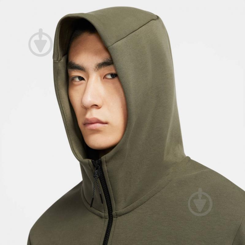 Джемпер Nike M NSW TCH FLC HOODIE FZ WR CU4489-380 р. S зеленый - фото 6