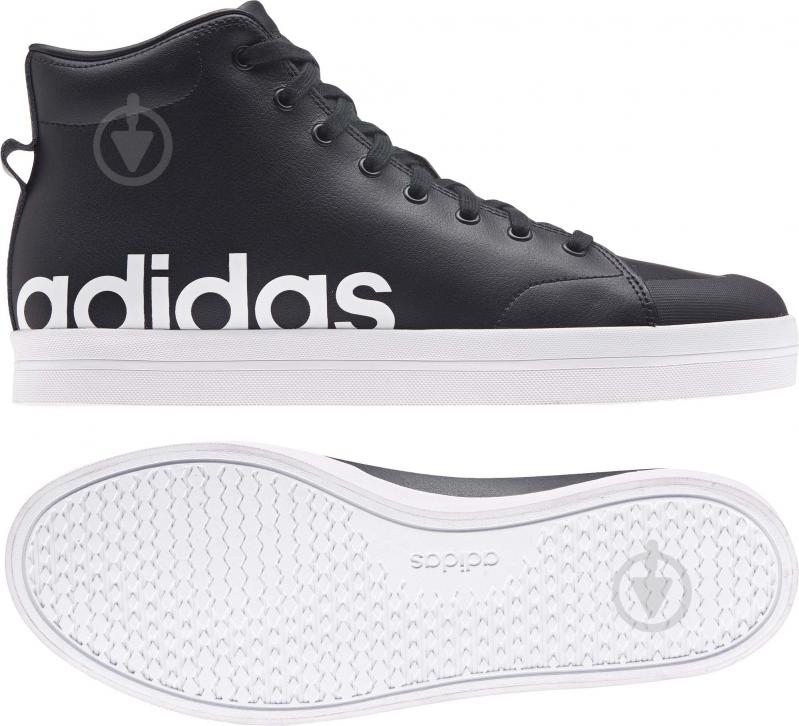 Кроссовки мужские демисезонные Adidas BRAVADA MID LTS H00648 р.44 2/3 черные - фото 6