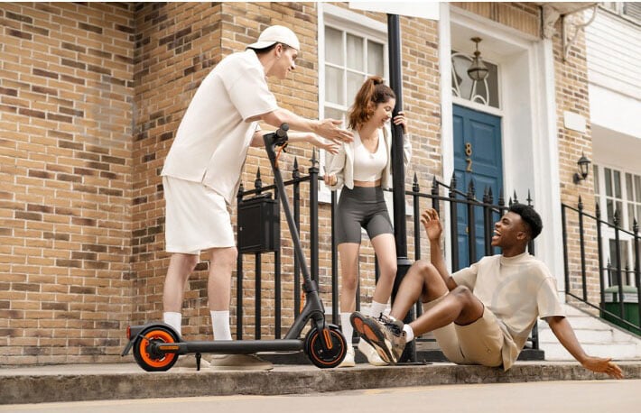 Електросамокат Xiaomi Mi Electric Scooter 4 Go (993059) сірий - фото 10