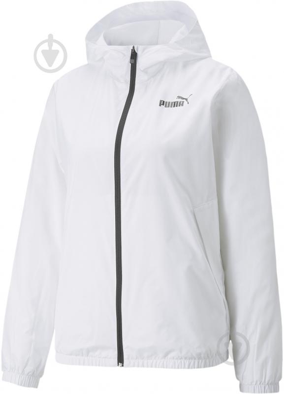 Вітрівка жіноча демісезонна Puma ESS SOLID WINDBREAKER 84749402 р.L біла - фото 1