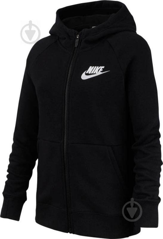 Джемпер Nike G NSW PE FULL ZIP BV2712-010 чорний - фото 1