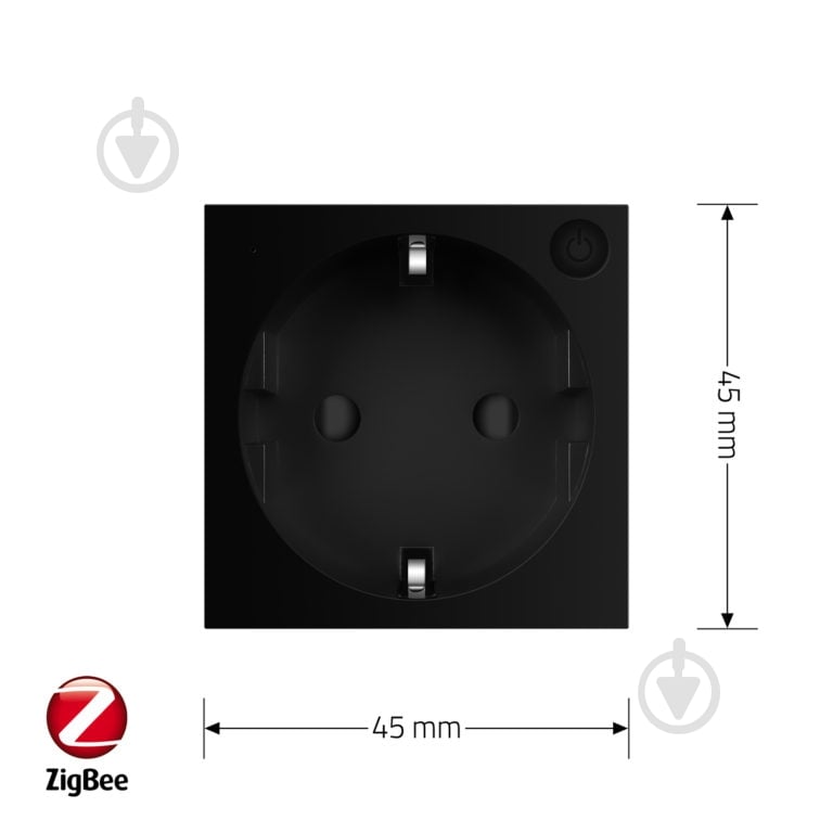 Механізм розетки побутова із заземленням Livolo C7 Розумний механізм розетка ZigBee з заземлен - фото 5