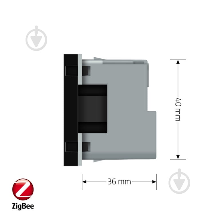 Механізм розетки побутова із заземленням Livolo C7 Розумний механізм розетка ZigBee з заземлен - фото 6