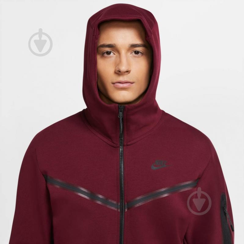 Джемпер Nike M NSW TCH FLC HOODIE FZ WR CU4489-638 р. M красный - фото 6