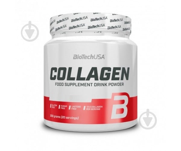 Комплекс для суглобів і зв'язок BioTechUSA Collagen 300 г - фото 1