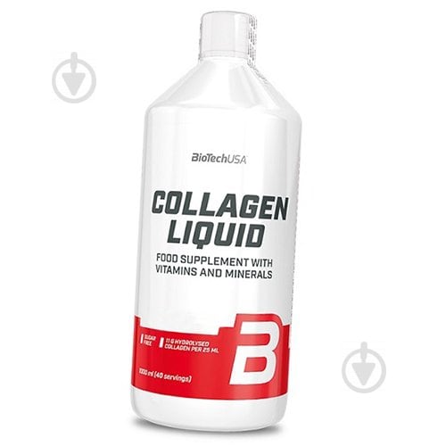 Добавка харчова BioTechUSA Collagen Liquid 1000 мл - фото 1