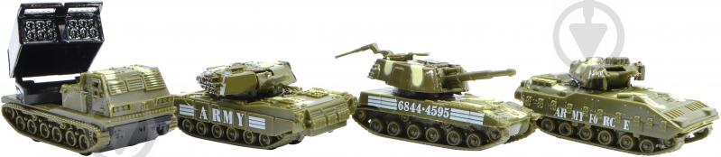 Игровой набор MeiSheng Танки 4 шт. MS6454G 1:72 MS6454G - фото 1