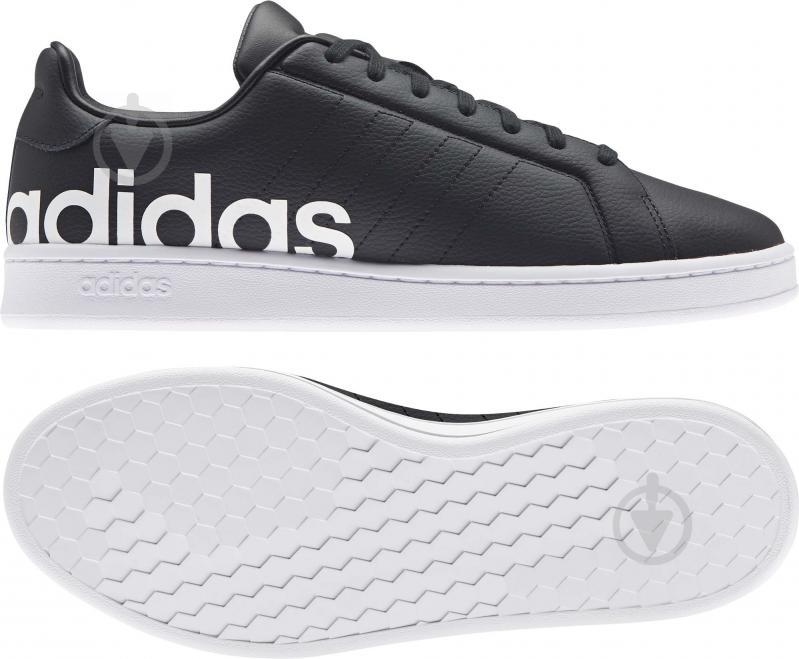 Ботинки Adidas GRAND COURT LTS H04557 р.46 2/3 черный - фото 6