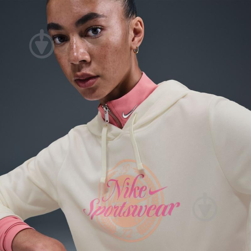 Джемпер Nike W NSW CLUB FLC GX STD PO HDY IH8496-133 р.M бежевий - фото 11
