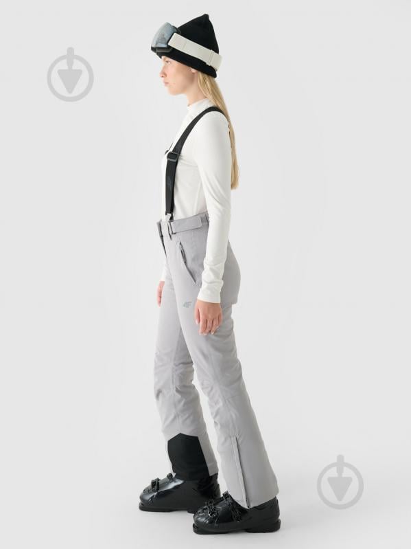 Брюки 4F TROUSERS FNK F0754 4FWAW24TFTRF0754-27S р. S серый - фото 4