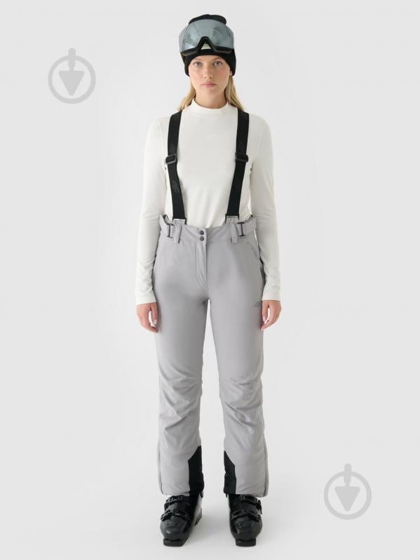 Брюки 4F TROUSERS FNK F0754 4FWAW24TFTRF0754-27S р. S серый - фото 5