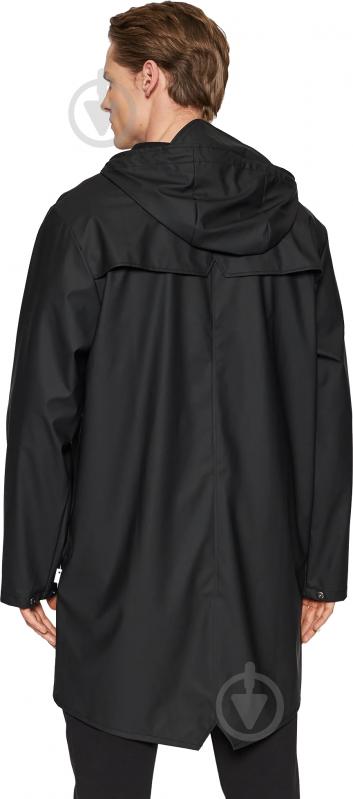 Куртка мужская демисезонная Rains Long Jacket 1202-001 р.L-XL черная - фото 2