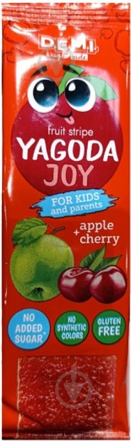 Пастила D.E.M.I. Yagoda Joy із соком вишні 15 г - фото 1 Пастила D.E.M.I. Yagoda Joy із соком вишні 15 г - фото 1