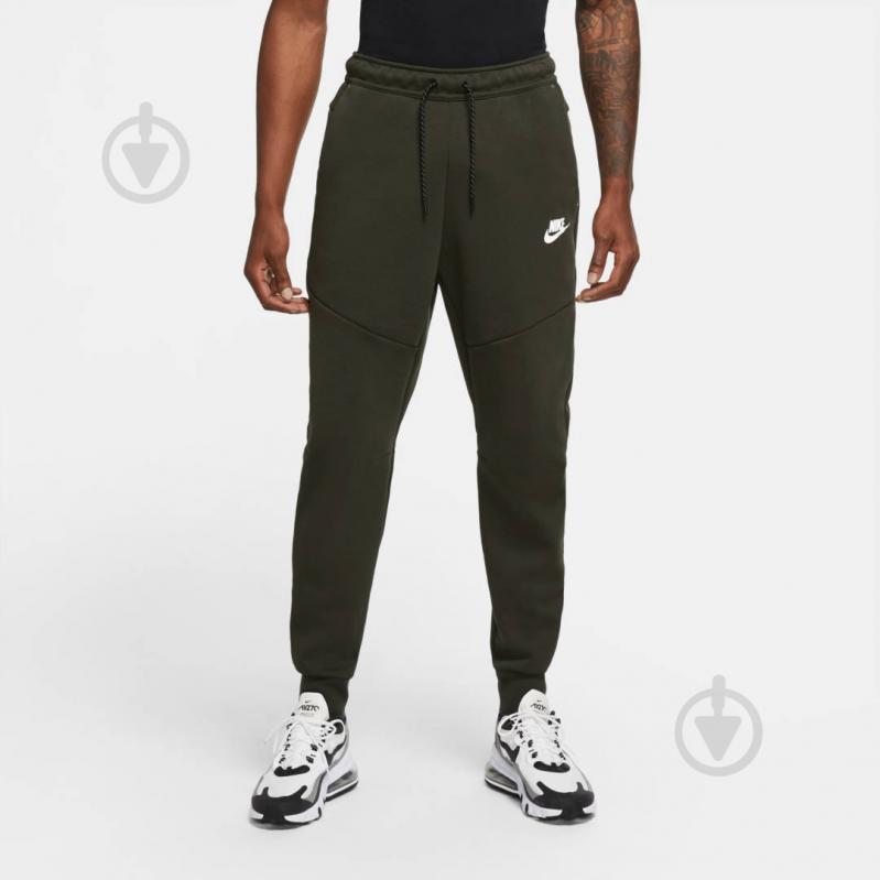 Брюки Nike M NSW TCH FLC JGGR REFLV CU4499-355 р. XL зеленый - фото 2
