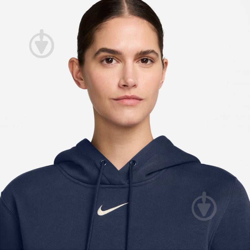 Джемпер Nike W NSW PHNX FLC STD PO HOODIE HF6839-410 р.S синій - фото 3