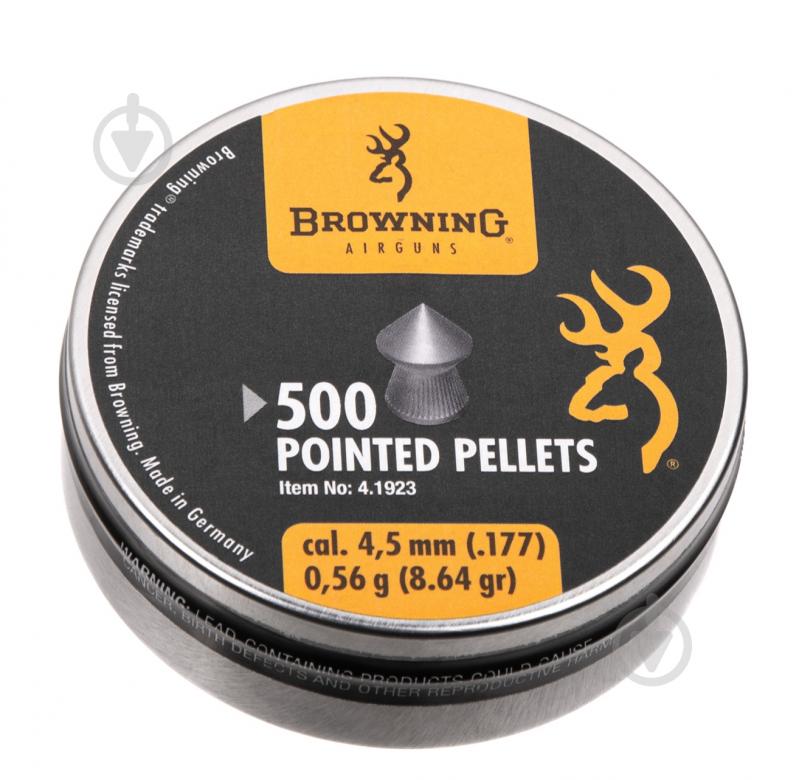 Кульки пневматичні Umarex Browning Pointed Pellets кал.177 500 шт. 4.1923 - фото 1