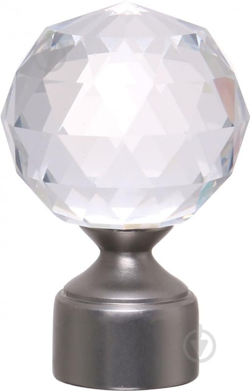 Комплект Cardinal Кристал-Куля потрійний d16 мм 200 см сатин нікель - фото 2 Комплект Cardinal Кристал-Куля потрійний d16 мм 200 см сатин нікель - фото 2