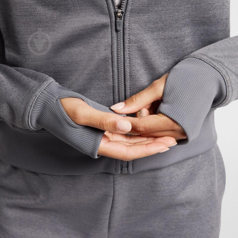 Джемпер Nike W NK ONE TF FZ HOODIE LBR FB5216-091 р.S серый - фото 4