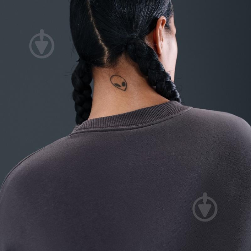 Джемпер Nike W NSW PHNX FLC OS LONG CREW FZ4270-036 р.S сірий - фото 10