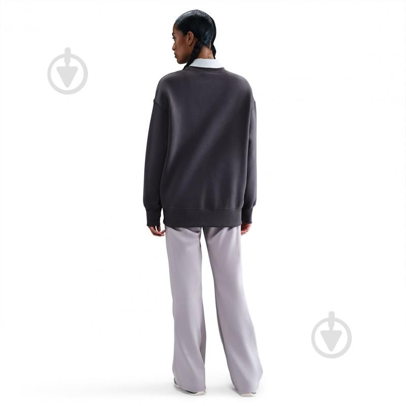 Джемпер Nike W NSW PHNX FLC OS LONG CREW FZ4270-036 р.S сірий - фото 3