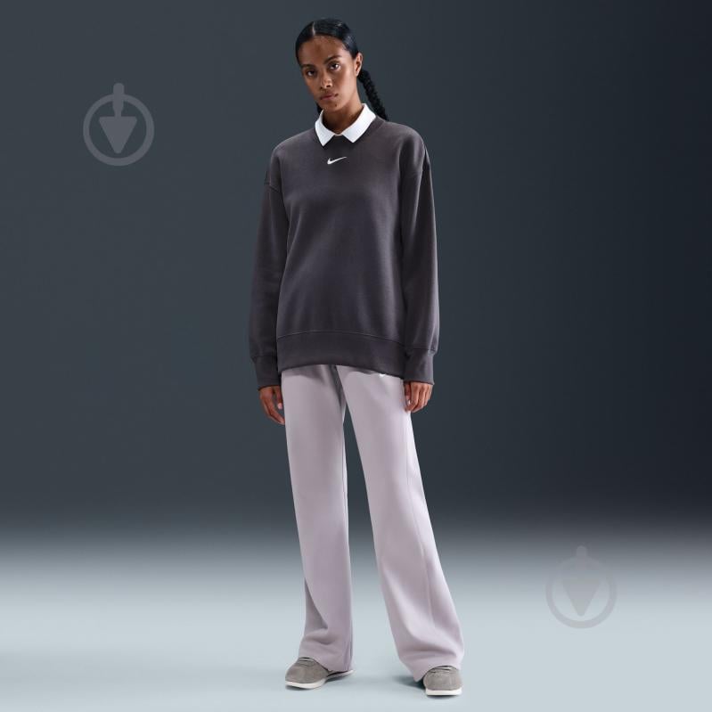 Джемпер Nike W NSW PHNX FLC OS LONG CREW FZ4270-036 р.S сірий - фото 8