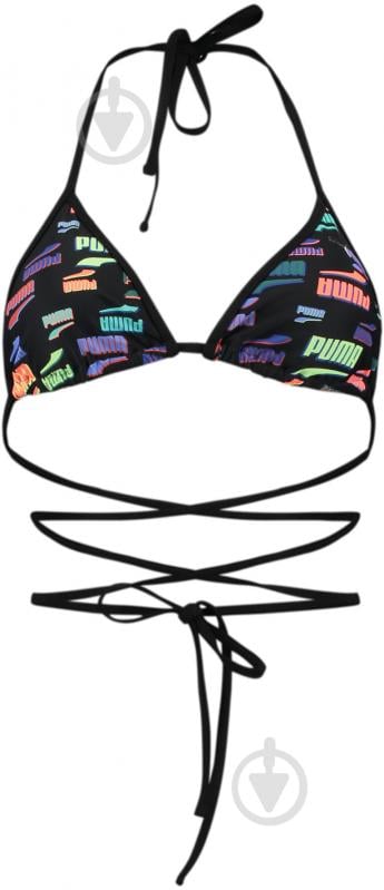 Бра Puma PUMA SWIM WOMEN WRAP TRIANGLE 1P 93806501 р.S чорний - фото 1