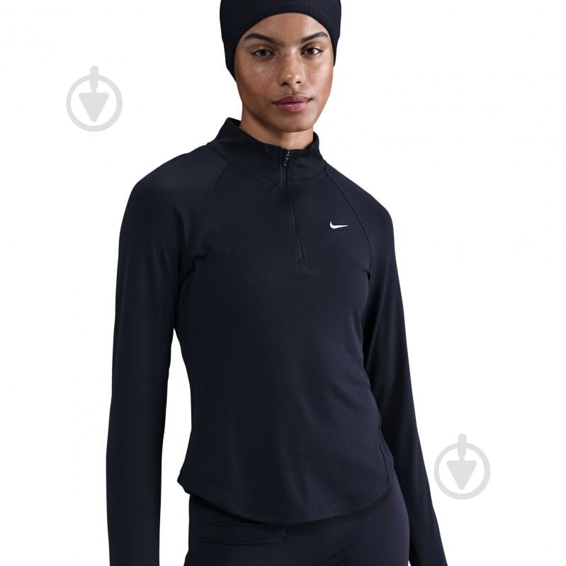 Джемпер Nike W NK TEMPO SWSH HBR DF HZ TOP HV2842-010 р.S черный - фото 4
